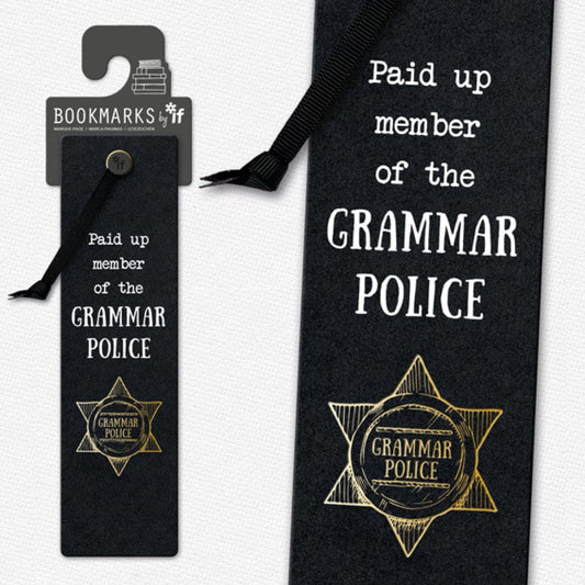 Literary Bookmarks - Grammar Police - Gift from The Bookhouse Broughty Ferry- Just £2.99! Shop now