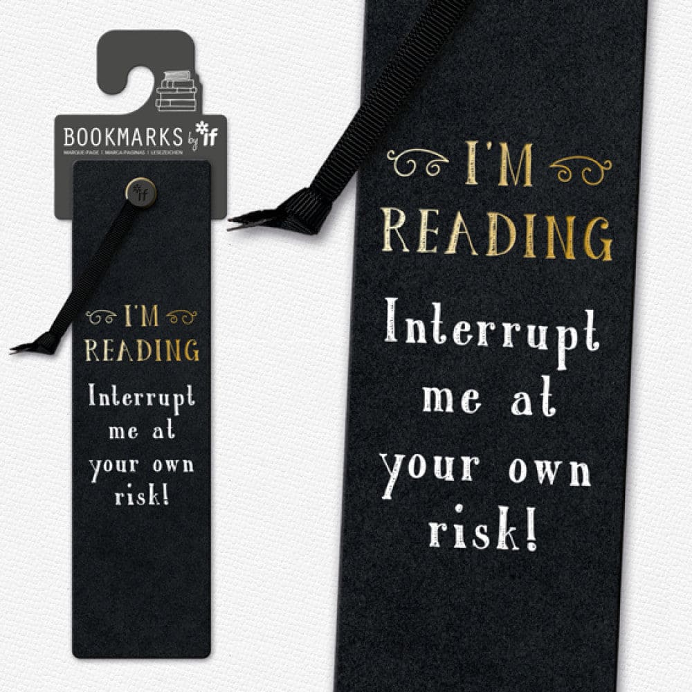 Literary Bookmarks - Interrupt Me - Gift from The Bookhouse Broughty Ferry- Just £2.99! Shop now