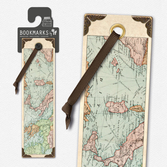 Vintage Bookmarks - MAP - Gift from The Bookhouse Broughty Ferry- Just £2.99! Shop now