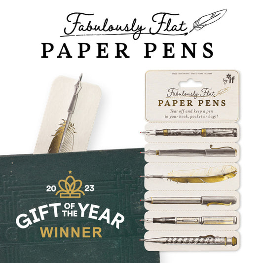 Fabulously Flat Paper Pens - Gift from The Bookhouse Broughty Ferry- Just £6.99! Shop now