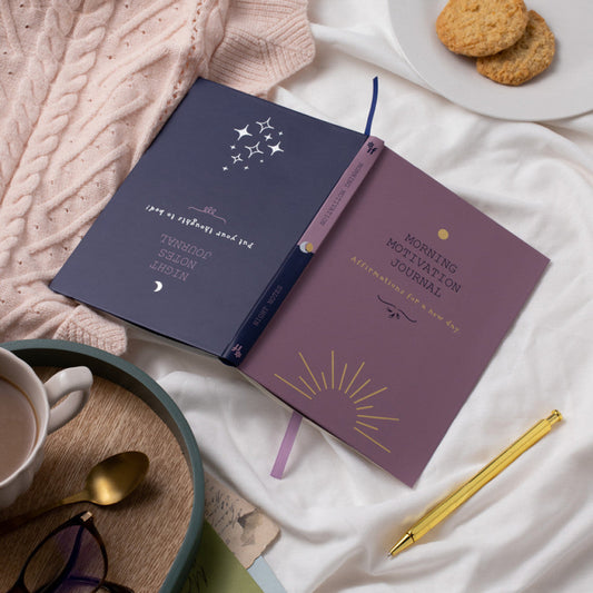 Journals for Life - Night Notes/Morning Motivation Journal - Gift from The Bookhouse Broughty Ferry- Just £12.99! Shop now