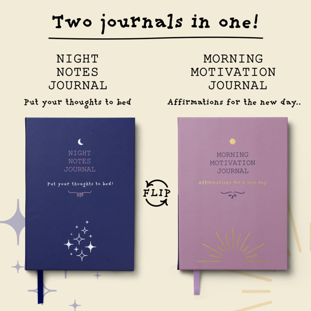 Journals for Life - Night Notes/Morning Motivation Journal - Gift from The Bookhouse Broughty Ferry- Just £12.99! Shop now