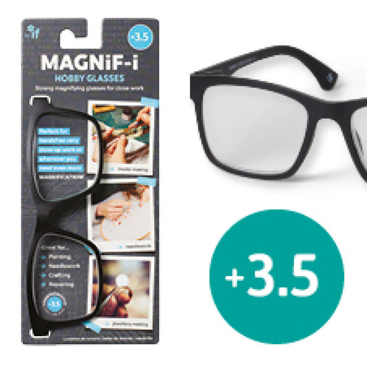 MAGNIF-I HOBBY GLASSES +3.5 - Gift from The Bookhouse Broughty Ferry- Just £12.99! Shop now