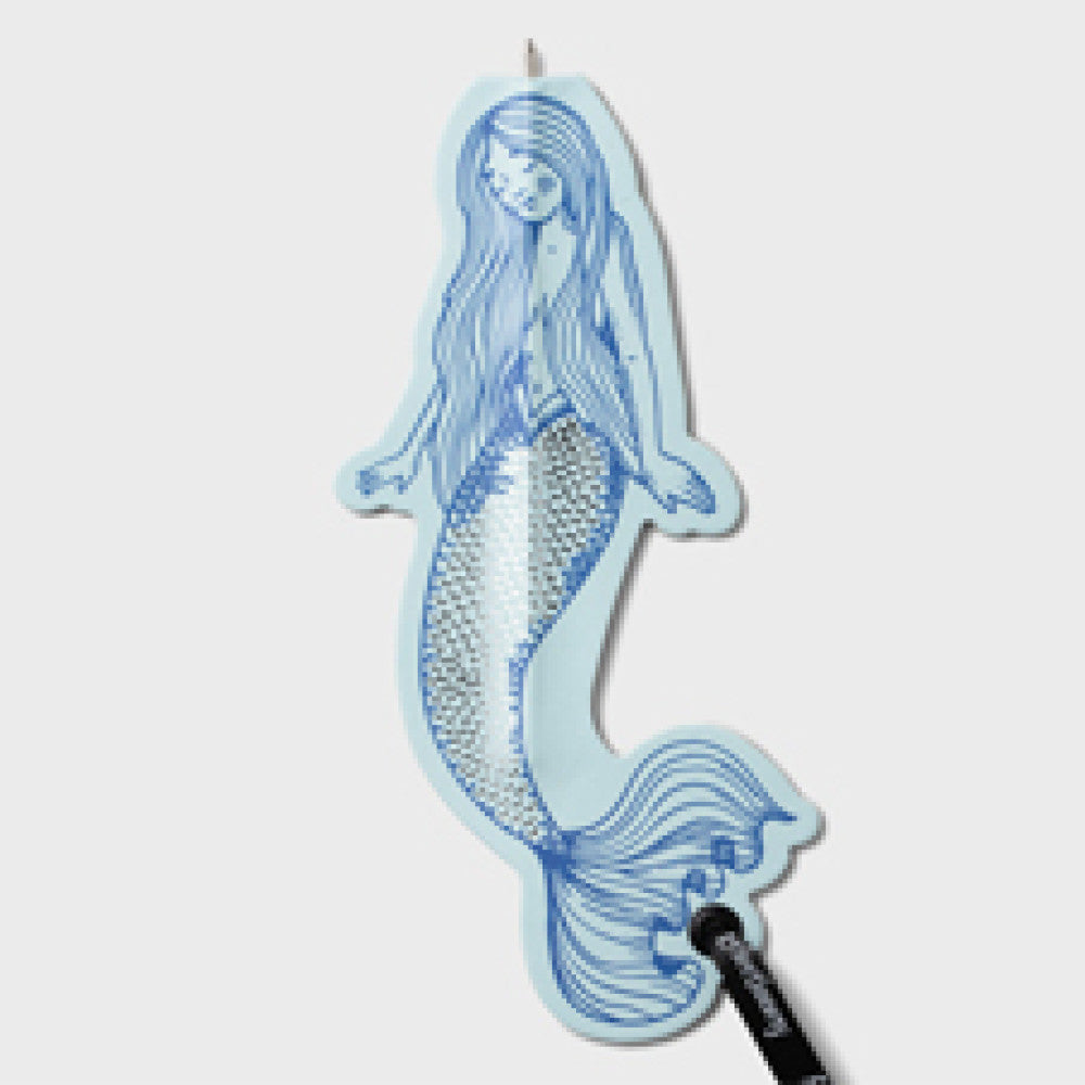 MERMAID - ECLECTIONERY FLAT PENS - Gift from The Bookhouse Broughty Ferry- Just £2.99! Shop now