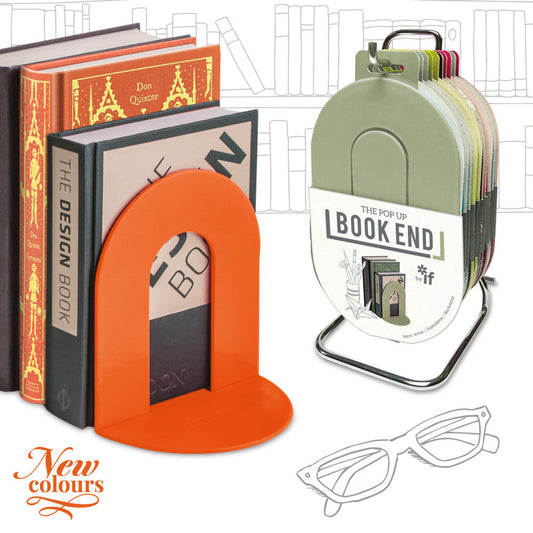 The Pop up Book End - Orange - Gift from The Bookhouse Broughty Ferry- Just £4.99! Shop now