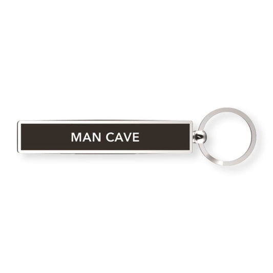 MAN CAVE - SHOW OFFS KEYRING - gift from The Bookhouse Broughty Ferry- Just £4.99! Shop now
