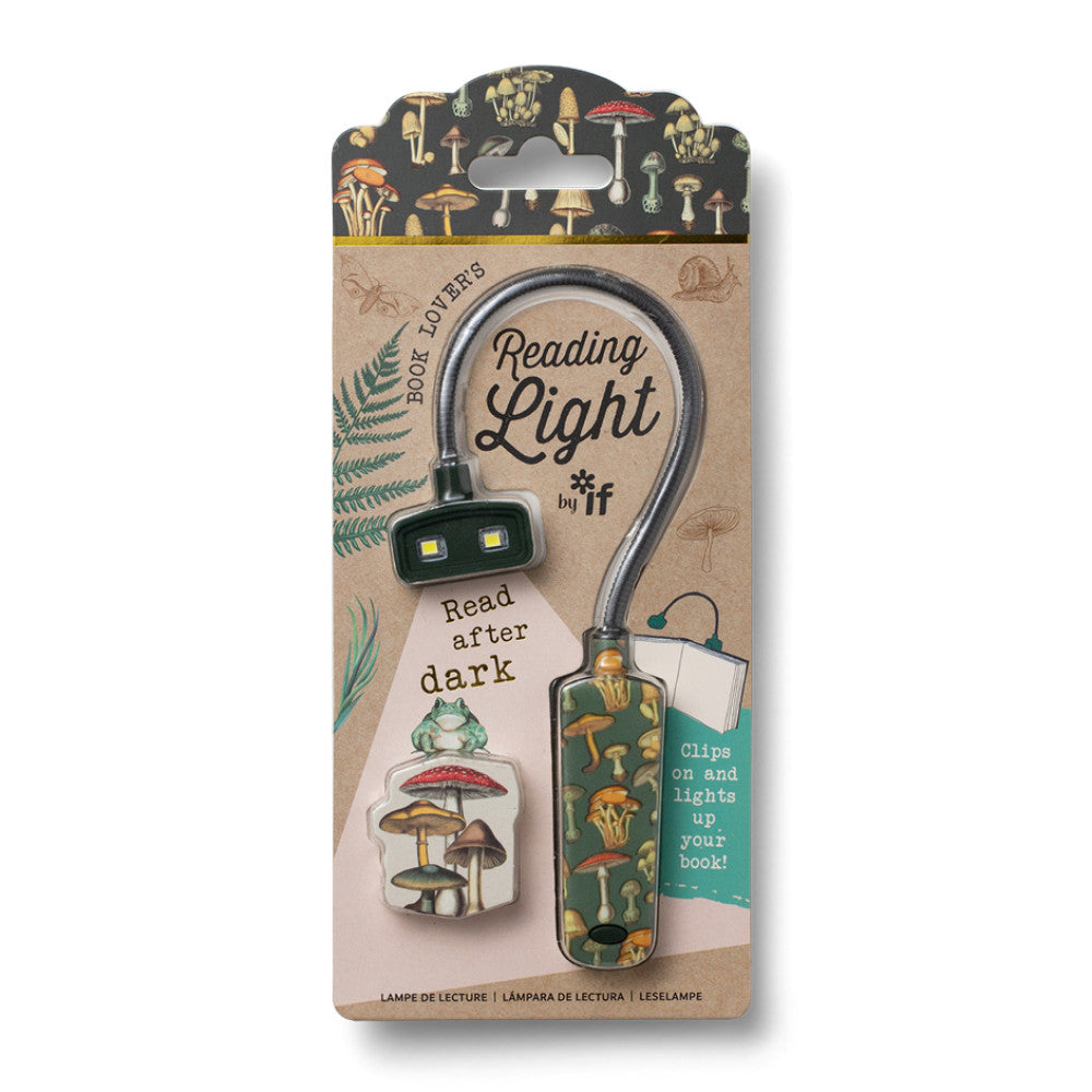 BOTANICAL MUSHROOM - BOOK LOVERS READING LIGHT - Gift from The Bookhouse Broughty Ferry- Just £14.99! Shop now