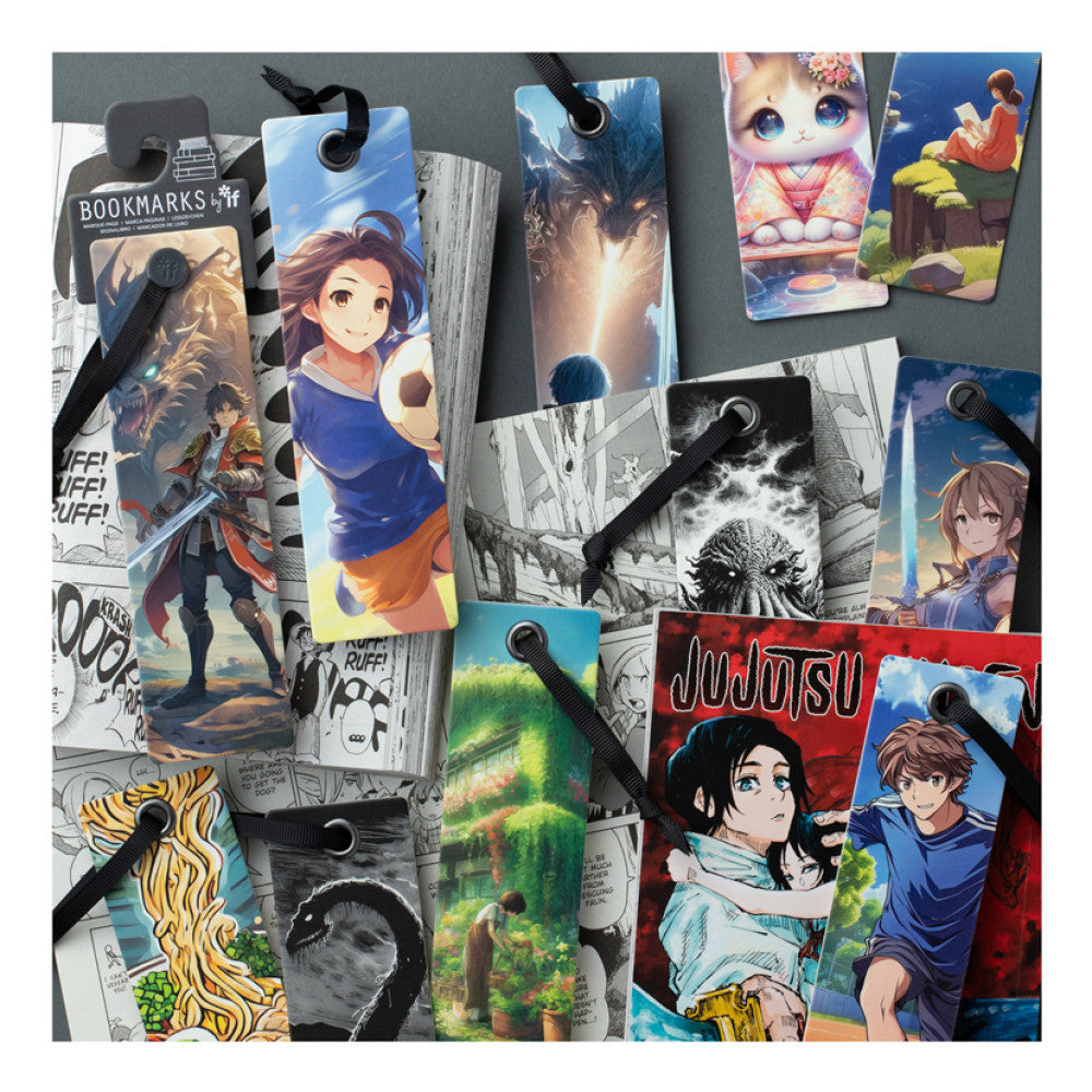 MANGA BOOKMARKS - DRAGON BATTLE - Book Accessory from The Bookhouse Broughty Ferry- Just £3.99! Shop now