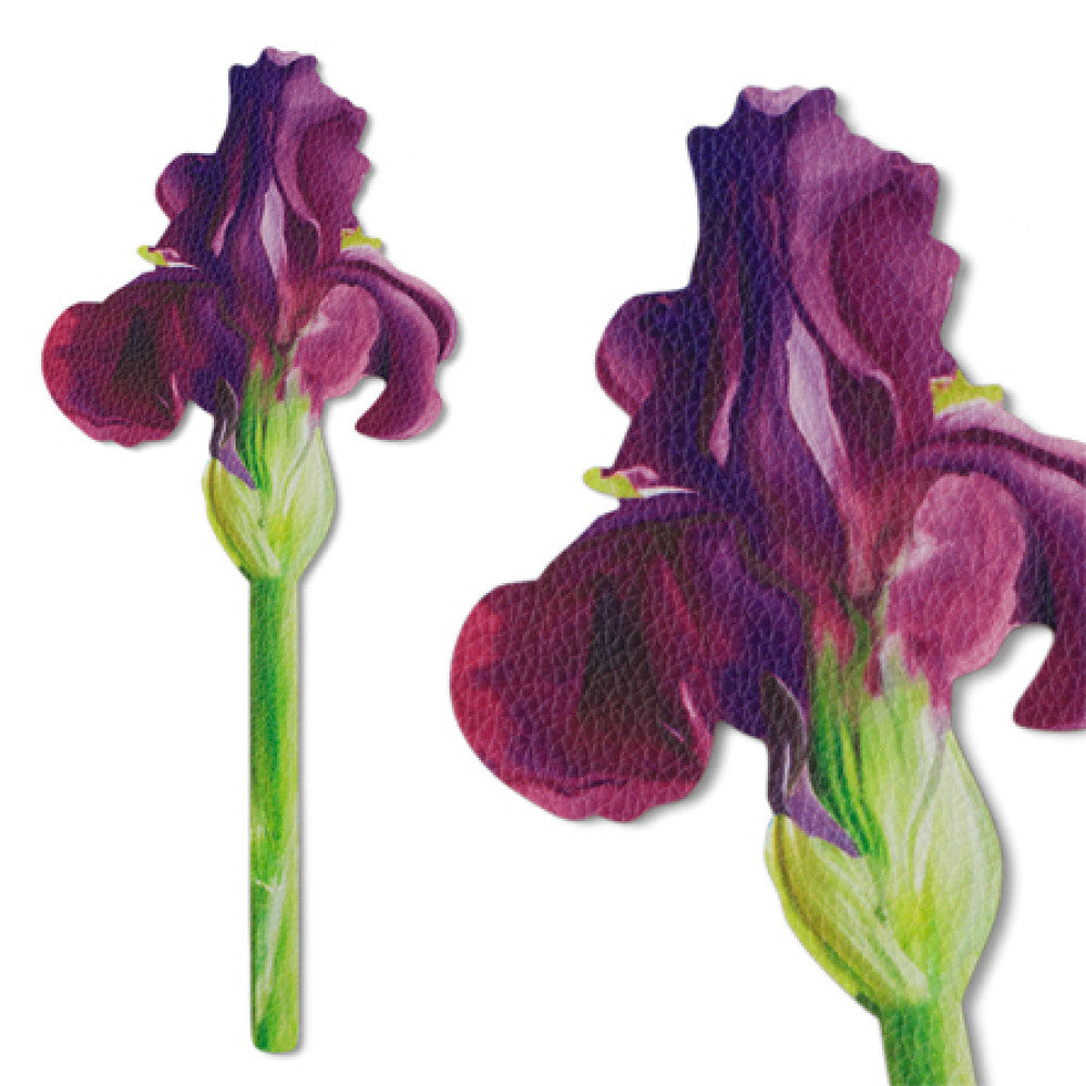 FLOWER BOOKMARK - PAINTED IRIS - Bookmark from The Bookhouse Broughty Ferry- Just £5.99! Shop now