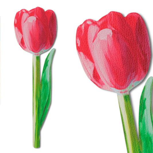 FLOWER BOOKMARK - PINK TULIP - Bookmark from The Bookhouse Broughty Ferry- Just £5.99! Shop now