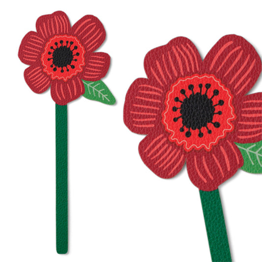FLOWER BOOKMARK - POPPY - Bookmark from The Bookhouse Broughty Ferry- Just £5.99! Shop now
