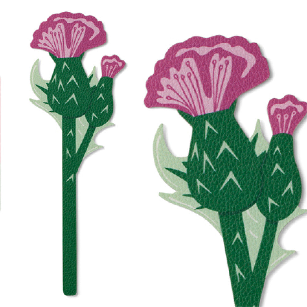FLOWER BOOKMARK - THISTLE - Bookmark from The Bookhouse Broughty Ferry- Just £5.99! Shop now