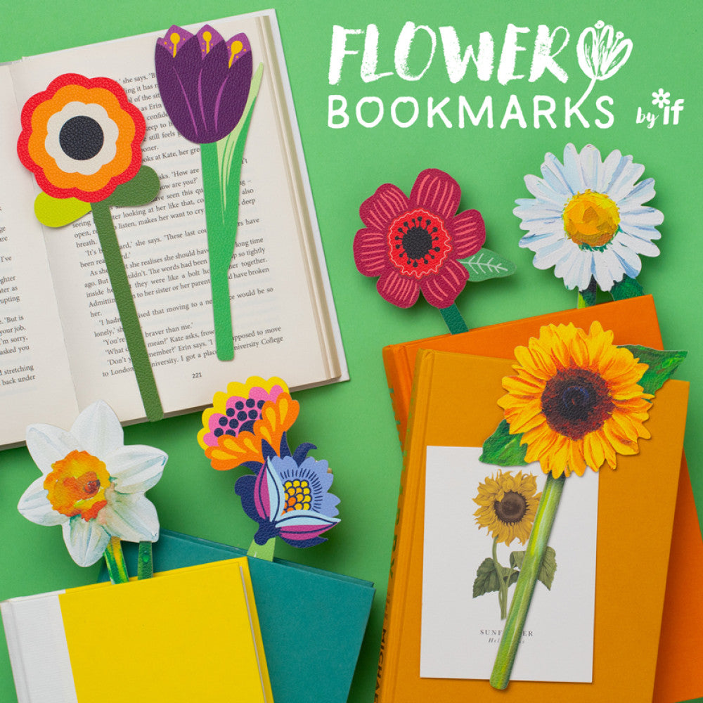 FLOWER BOOKMARK - PAINTED DAISY - Bookmark from The Bookhouse Broughty Ferry- Just £5.99! Shop now