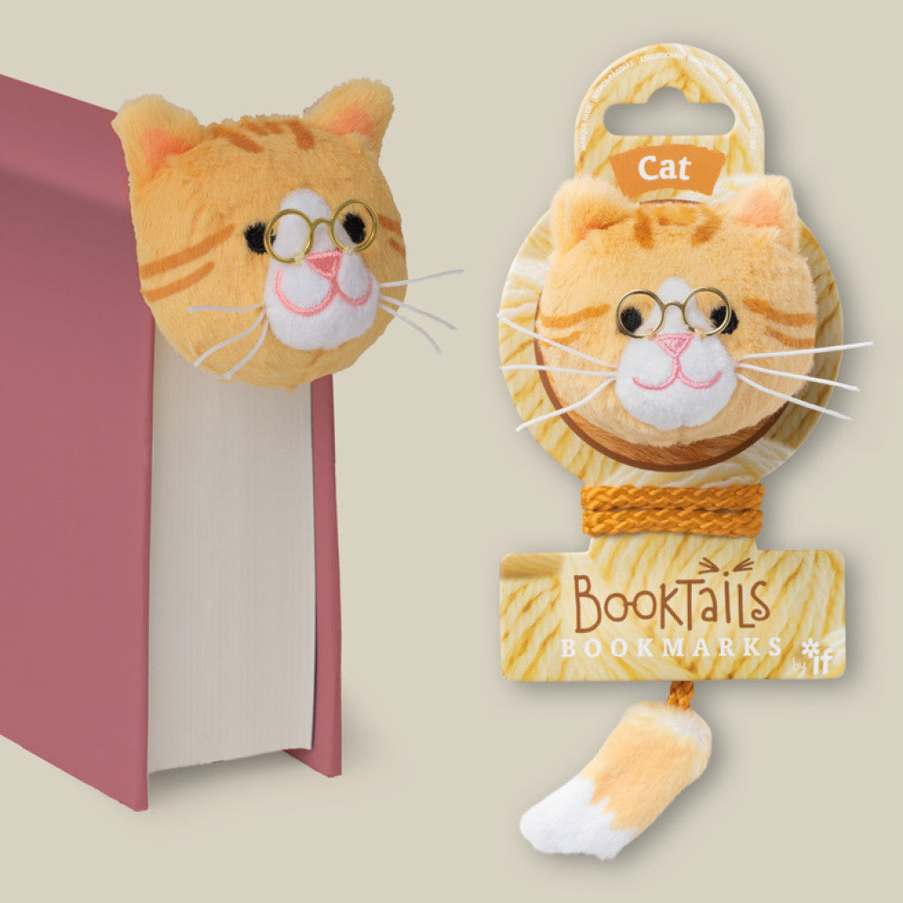 BOOKTAILS BOOKMARKS - GINGER CAT - Gift from The Bookhouse Broughty Ferry- Just £7.99! Shop now