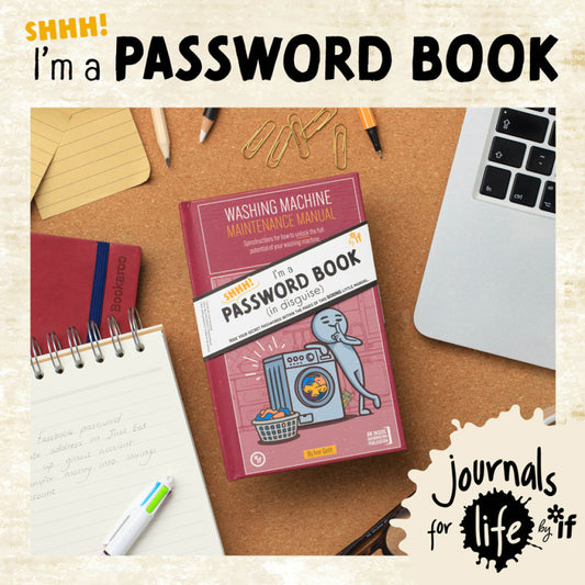 I'M A PASSWORD BOOK (in disguise) (JOURNALS FOR LIFE) - Book from The Bookhouse Broughty Ferry- Just £9.99! Shop now