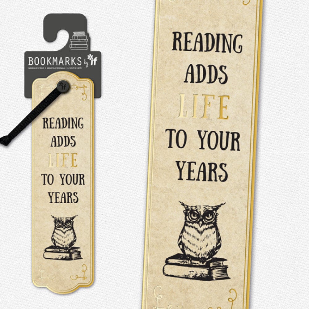 Literary Bookmarks - Life to your Years - Gift from The Bookhouse Broughty Ferry- Just £2.99! Shop now