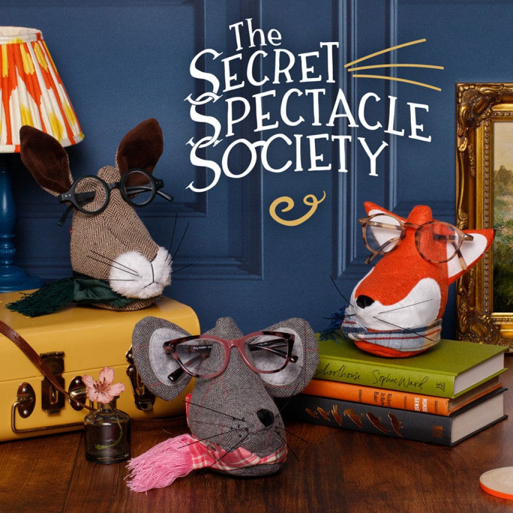 THE SECRET SPECTACLE SOCIETY GLASSES STAND - HARE - Gift