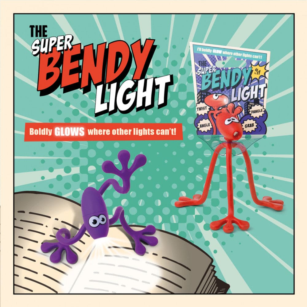 The Super Bendy Light - Purple - Gift from The Bookhouse Broughty Ferry- Just £8.99! Shop now