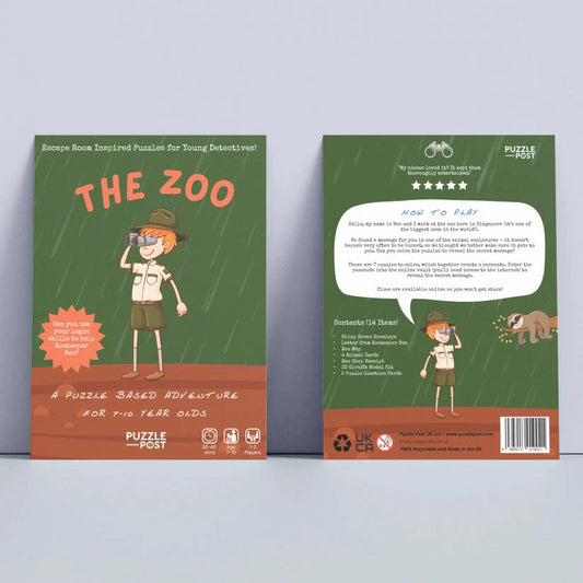 The Zoo - Children’S Escape Room (7-10) - Gift from The Bookhouse Broughty Ferry- Just £11.99! Shop now