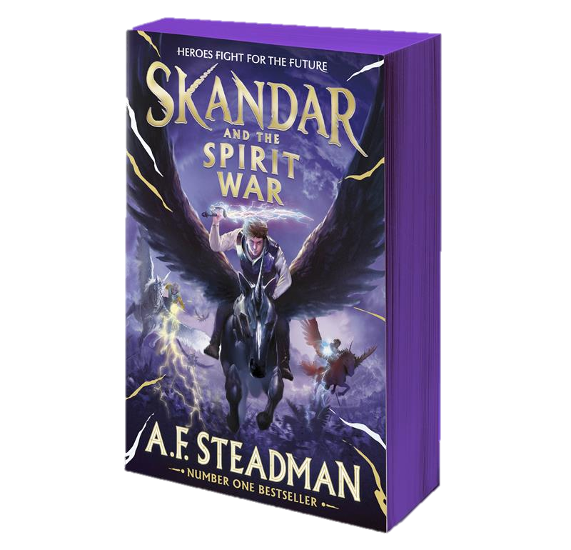 Skandar and the Spirit War - INDIE SPRAYED EDGE EDITION - Book from The Bookhouse Broughty Ferry- Just £7.19! Shop now