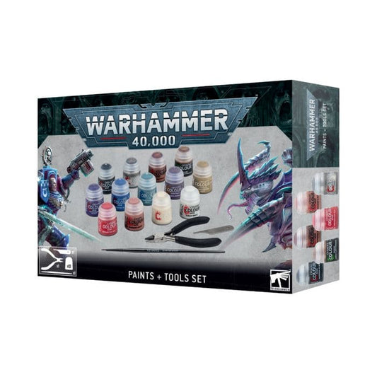 Warhammer 40K: Paints and Tools Set - Warhammer