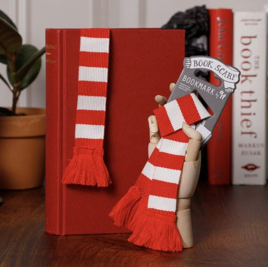 Book Scarf Bookmark - Red & White - Book from The Bookhouse Broughty Ferry- Just £6.99! Shop now