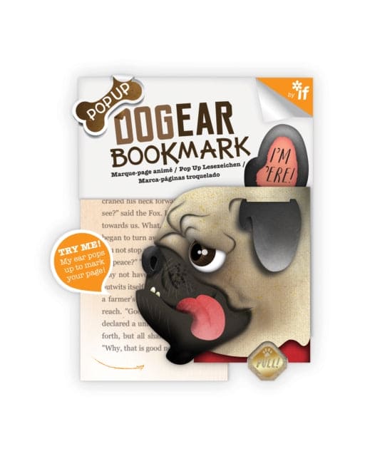 Dog Ear Bookmarks - Doug (Pug) - Book from The Bookhouse Broughty Ferry- Just £3.99! Shop now