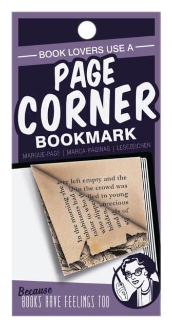 Page Corners - Book Lovers - Purple - Book from The Bookhouse Broughty Ferry- Just £3.99! Shop now