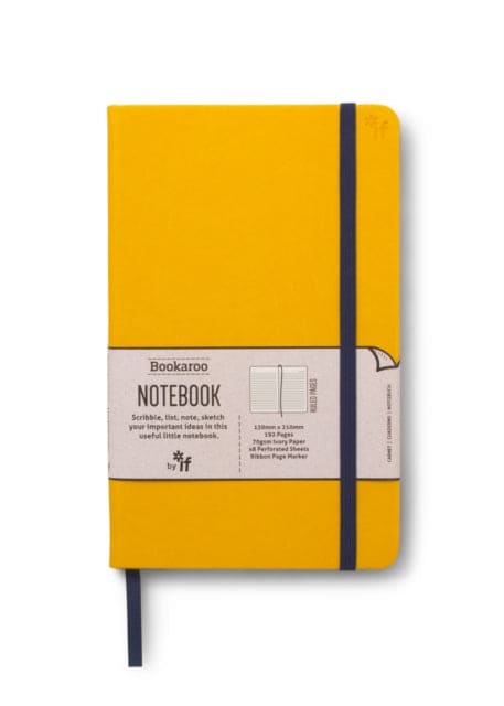 Bookaroo Notebook  - Mustard - Book from The Bookhouse Broughty Ferry- Just £9.99! Shop now