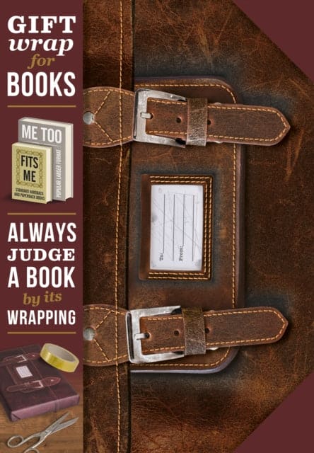 Gift Wrap for Books - Leather Satchel-5035393924041