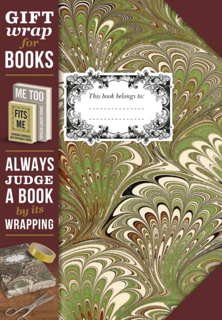 Gift Wrap for Books - Marbled Paper-5035393924058