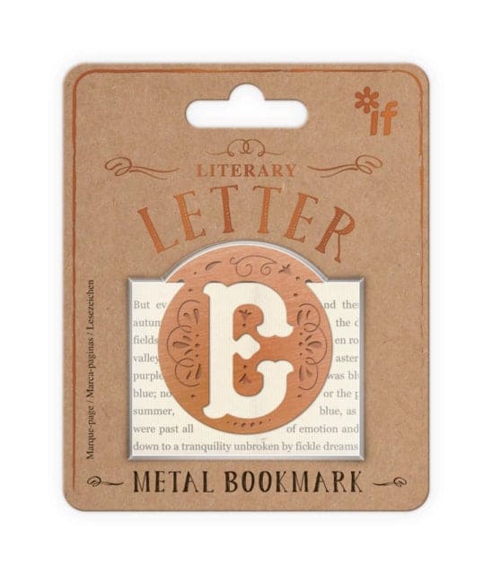 Literary Letters Bookmarks - Letters E-5035393983055