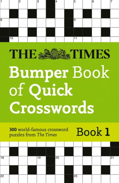 The Times Bumper Book of Quick Crosswords Book 1 : 300 World-Famous Crossword Puzzles - Book from The Bookhouse Broughty Ferry- Just £8.99! Shop now