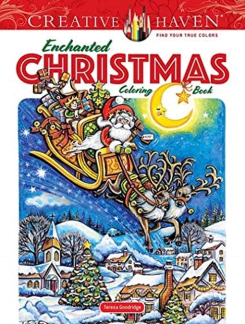 Creative Haven Enchanted Christmas Coloring Book - Book from The Bookhouse Broughty Ferry- Just £5.49! Shop now