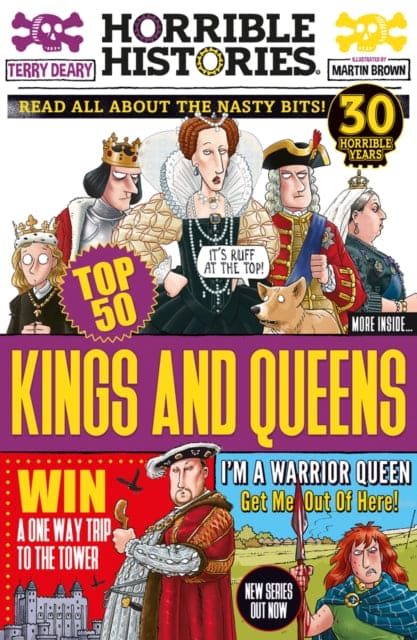 Top 50 Kings and Queens - Book from The Bookhouse Broughty Ferry- Just £6.99! Shop now