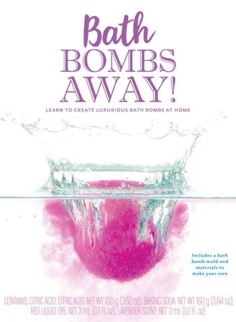 Bath Bombs Away! : Learn to Create Luxurious Bath Bombs at Home - Includes a bath bomb mold and materials to make your own - Book from The Bookhouse Broughty Ferry- Just £13! Shop now