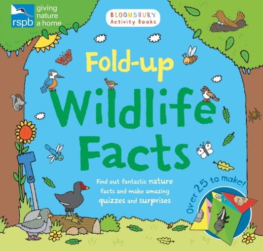 RSPB: Fold-up Wildlife Facts - Book from The Bookhouse Broughty Ferry- Just £5.99! Shop now