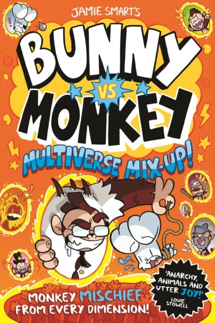 Bunny vs Monkey: Multiverse Mix-up! - Book from The Bookhouse Broughty Ferry- Just £9.99! Shop now