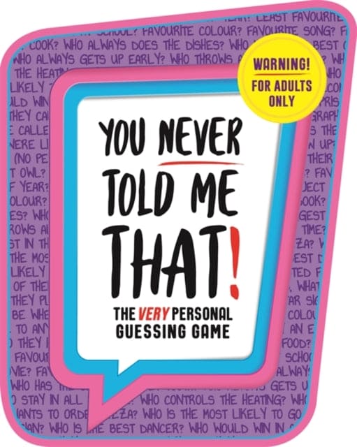 You Never Told Me That! - Book from The Bookhouse Broughty Ferry- Just £11.99! Shop now