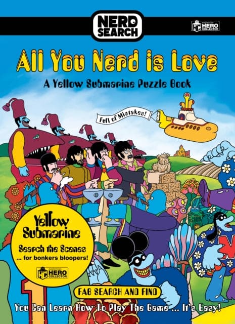 Beatles Nerd Search : A Yellow Submarine Puzzle Book - Book from The Bookhouse Broughty Ferry- Just £12! Shop now