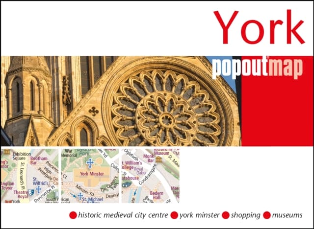 York PopOut Map - Book from The Bookhouse Broughty Ferry- Just £2.99! Shop now