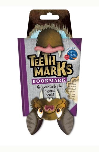 BAT - TEETHMARKS BOOKMARKS - Book from The Bookhouse Broughty Ferry- Just £5.99! Shop now