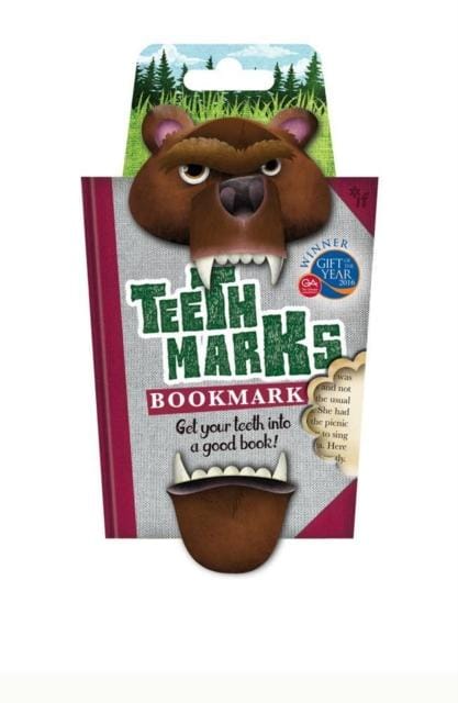 BEAR - TEETHMARKS BOOKMARKS - Book from The Bookhouse Broughty Ferry- Just £5.99! Shop now