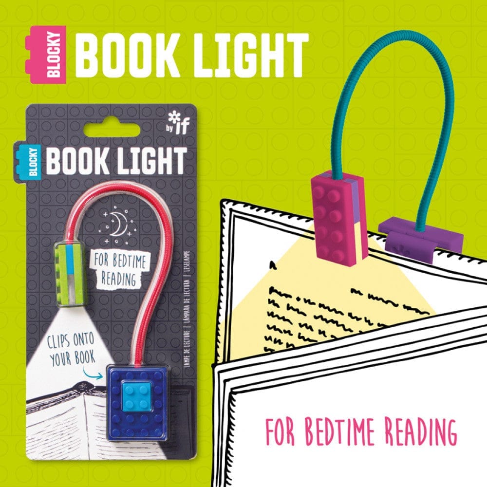 Blocky Book Light - Blue - Gift