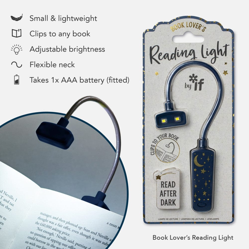 Book Lover’s Reading Light - Moon & Stars - Book