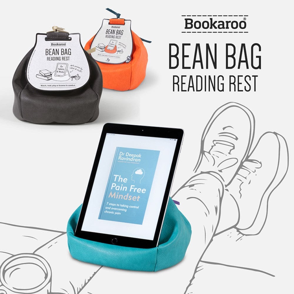 Bookaroo Bean Bag Reading Rest Orange - Book from The Bookhouse Broughty Ferry- Just £19.99! Shop now