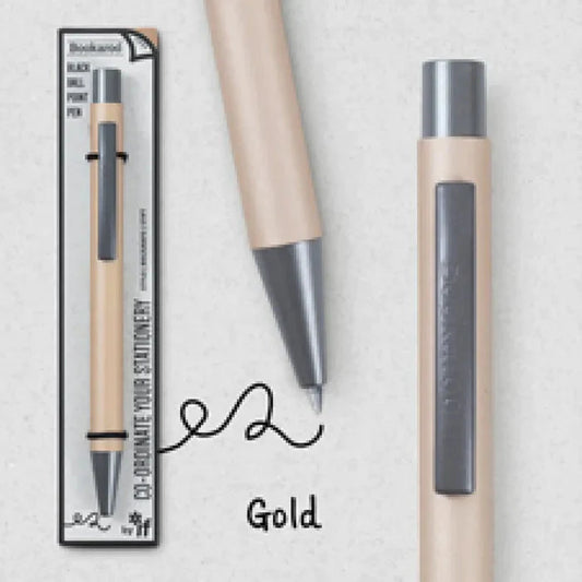 Bookaroo Pen - GOLD - Book from The Bookhouse Broughty Ferry- Just £3.99! Shop now