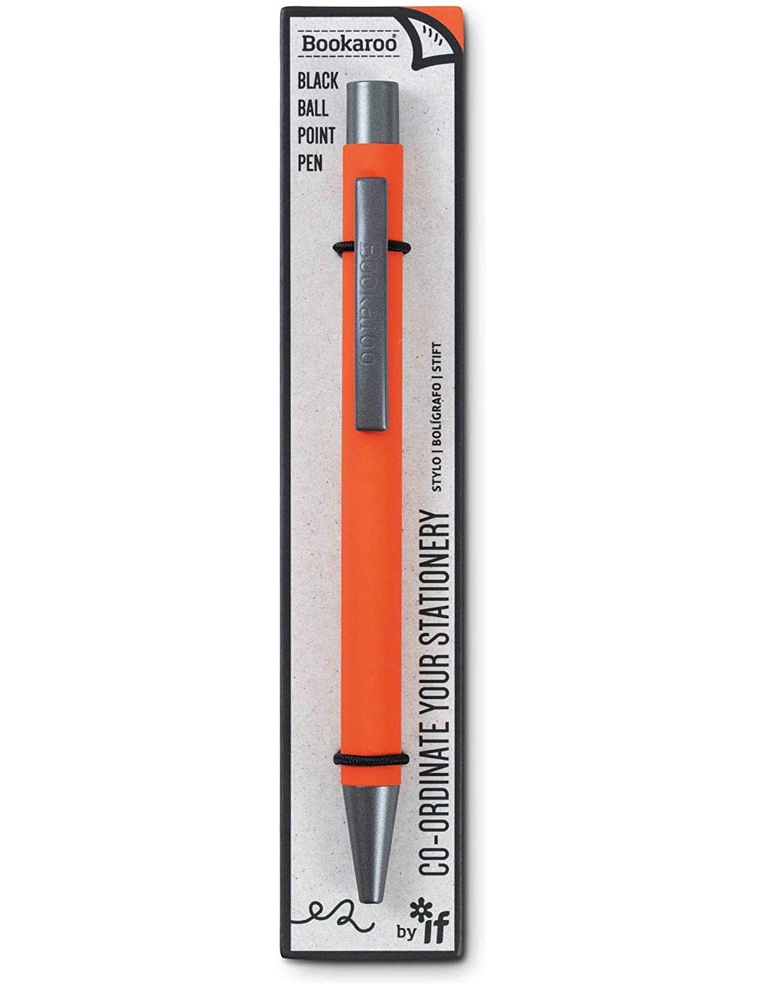 Bookaroo Pen - ORANGE - Book from The Bookhouse Broughty Ferry- Just £3.99! Shop now