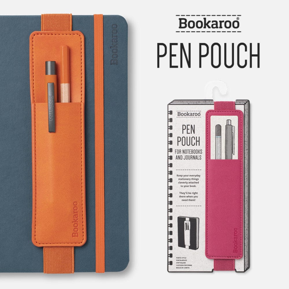 BOOKAROO PEN POUCH - ORANGE - Gift from The Bookhouse Broughty Ferry- Just £8.99! Shop now