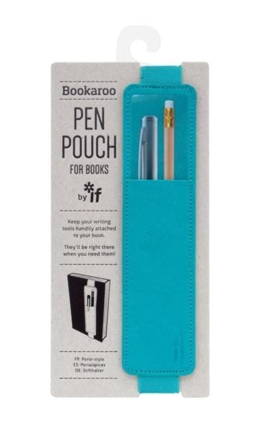 Bookaroo Pen Pouch - Turquoise - Book from The Bookhouse Broughty Ferry- Just £7.99! Shop now